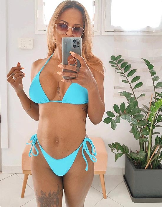 Miiana bikini bleu turquoise